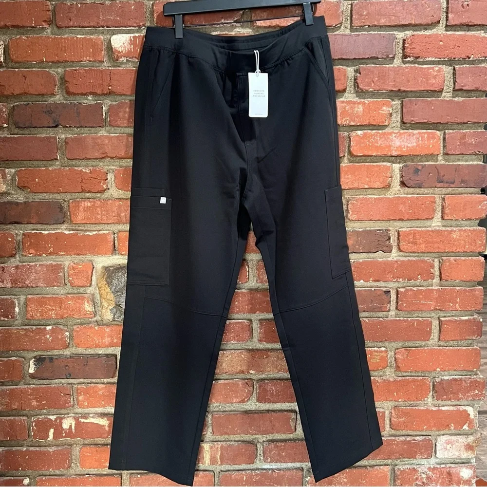 Figs men's axim scrub pants size xl/regular black hospital‎ NWT